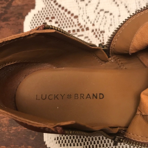 Lucky Brand Basel Ankle Boots Sz 10 - Picture 5 of 9